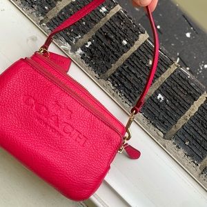 Hot Pink Coach Wristlet